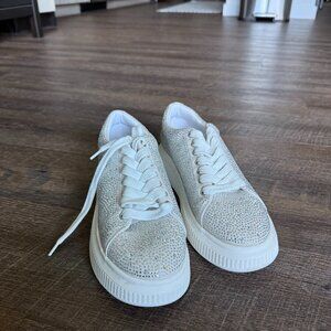 Brand New Abound rhinestone white sneakers size 9 New without box